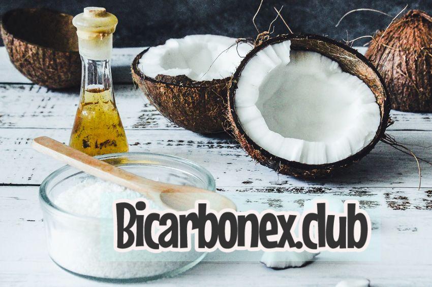 exfoliante con aceite de coco y bicarbonato